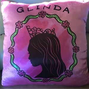 Wicked Glinda / Elphaba two sided pillow